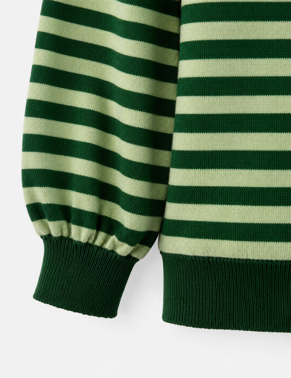 Ladies Stripe Back Cutout Long Sleeve Knit Sweater