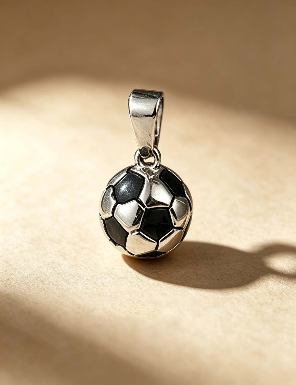 Ladies Sports Theme Stainless Steel Charm