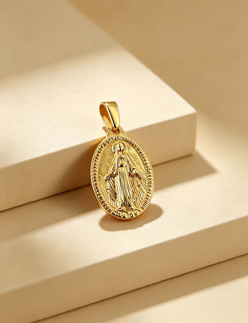 Ladies Heart Key Cross Gold Plated Pendant Charms