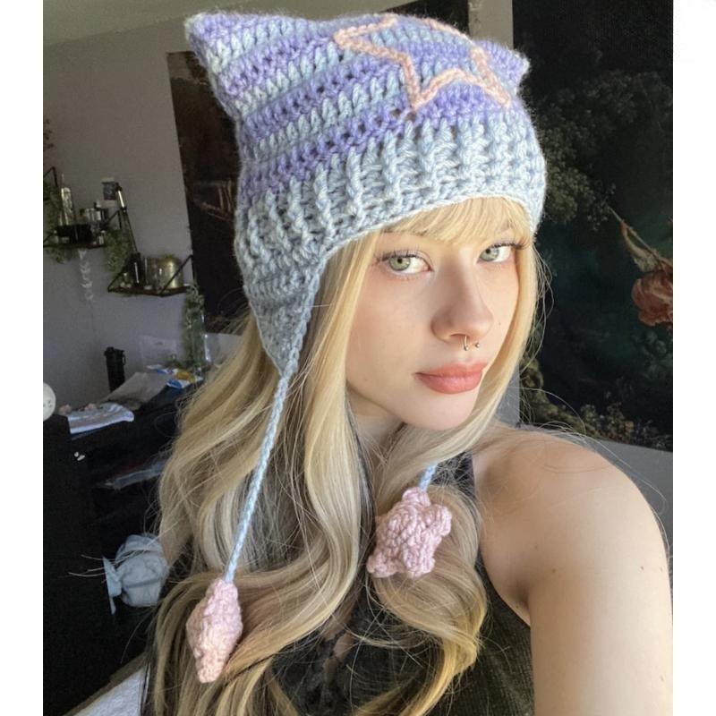 Ladies Dome Stripe Hat 20292