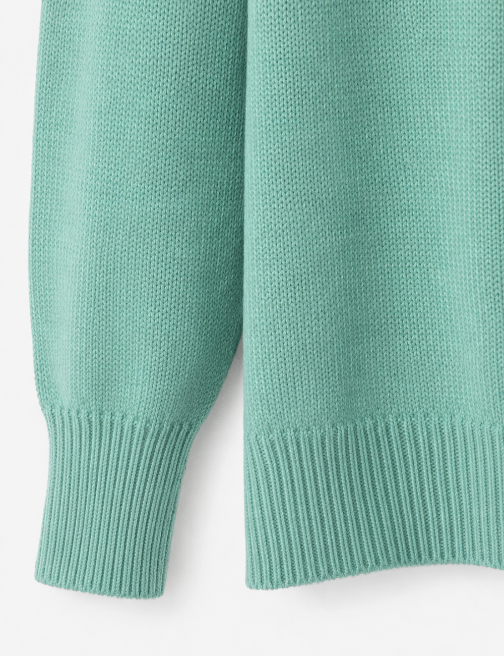 Ladies Button Round Neck Long Sleeve Sweater