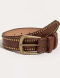 Ladies Faux Leather Studded Waist Belt