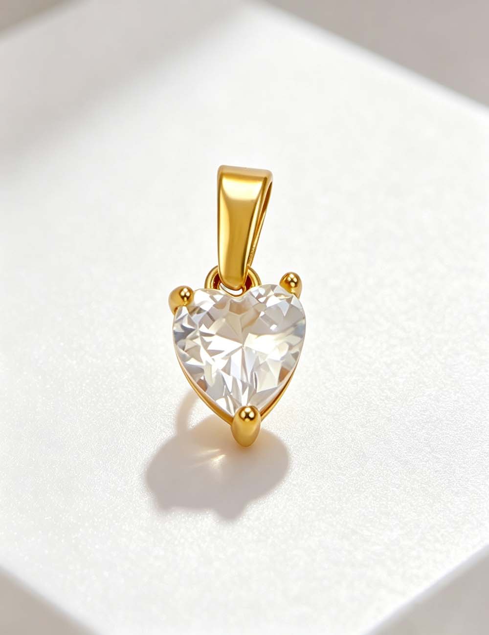 Ladies Rhinestone Heart Clover Butterfly Key Pendant Charms