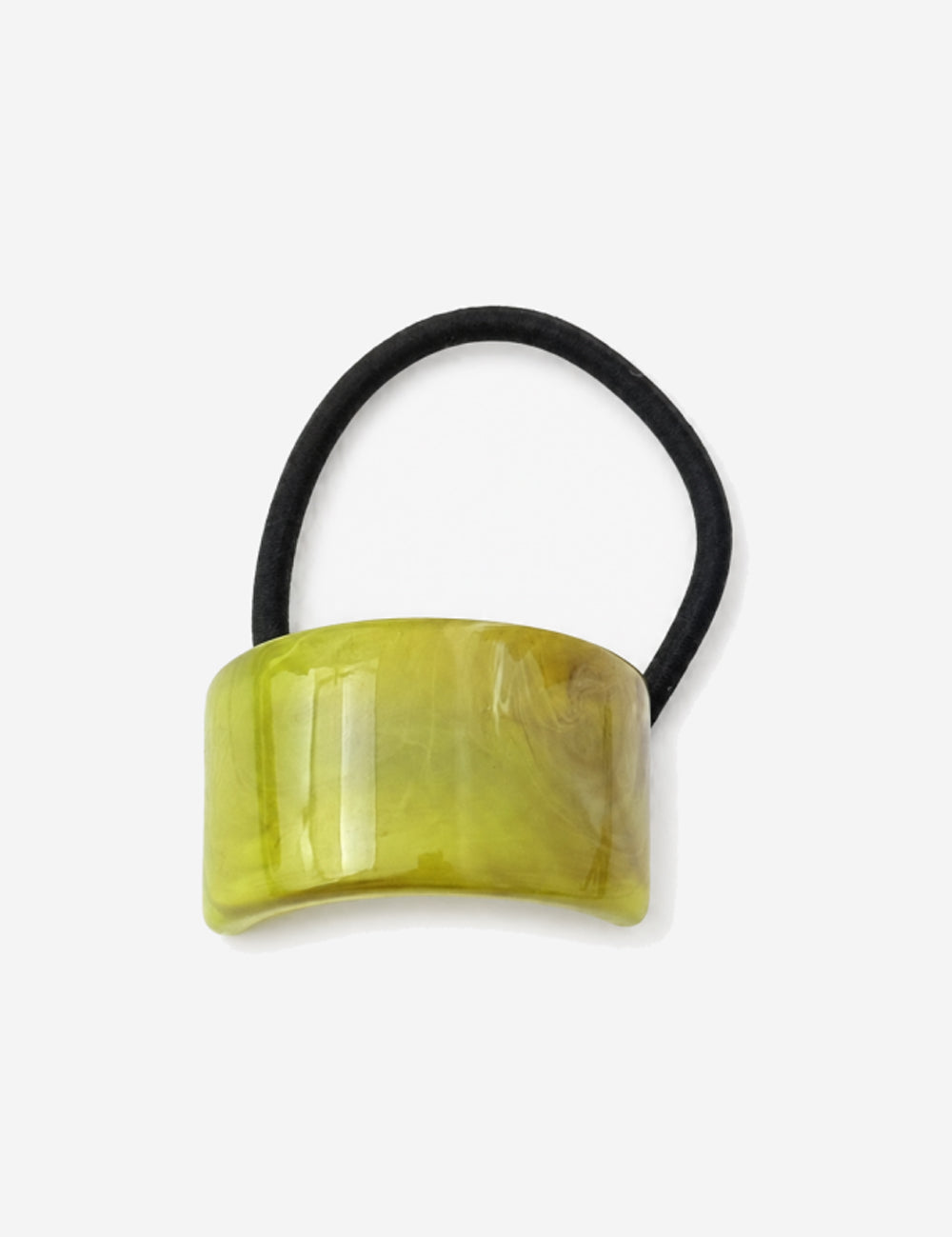 Ladies Minimalist Marble Acetate Rectangle Hair Tie