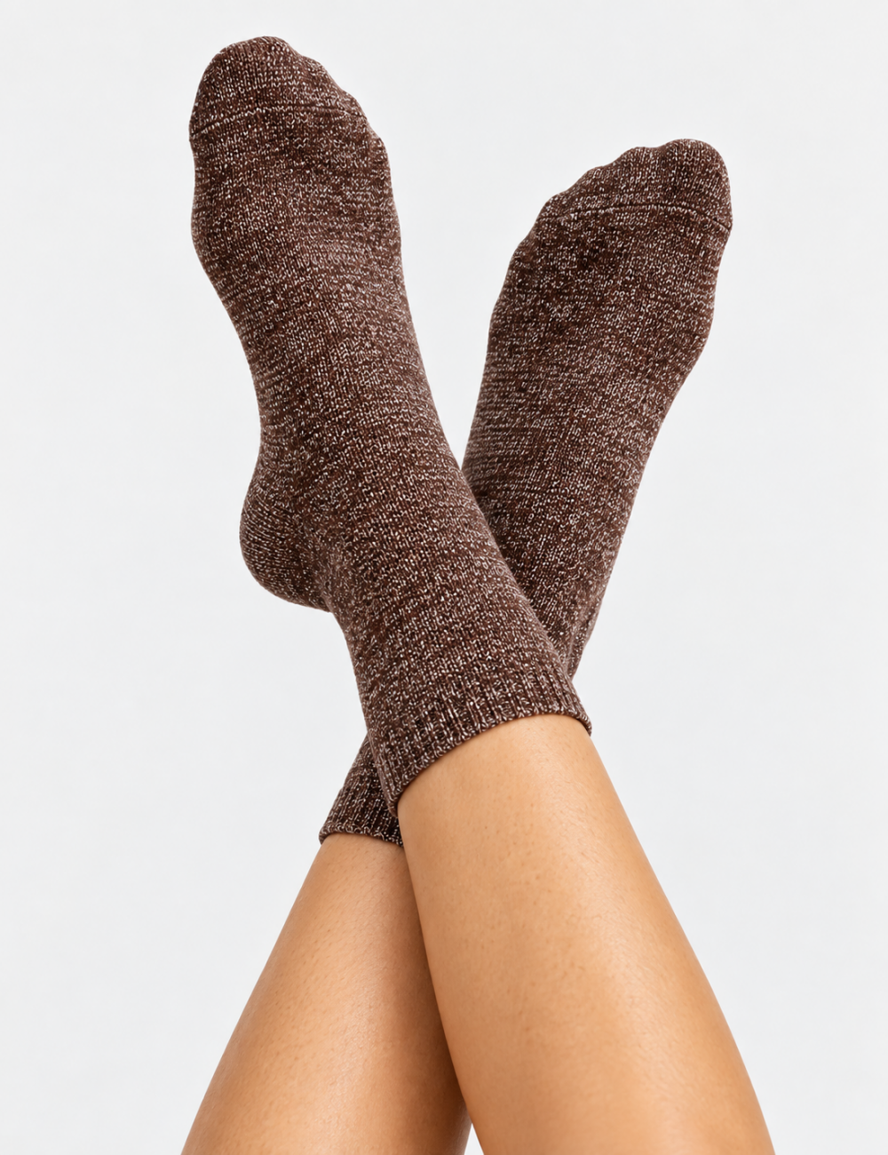 Ladies Metallic Shimmer Mid Calf Socks 5 Pairs