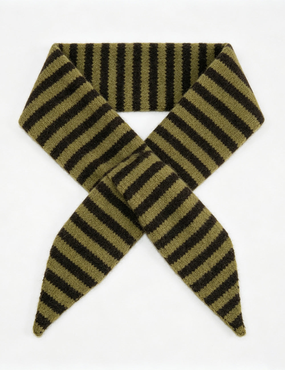 Ladies Striped Triangle Scarf