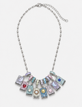 Ladies Y2K Grunge Tarot Moon Charm Chain Necklace