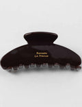 Ladies Vintage Chocolate Acetate Claw Hair Clip