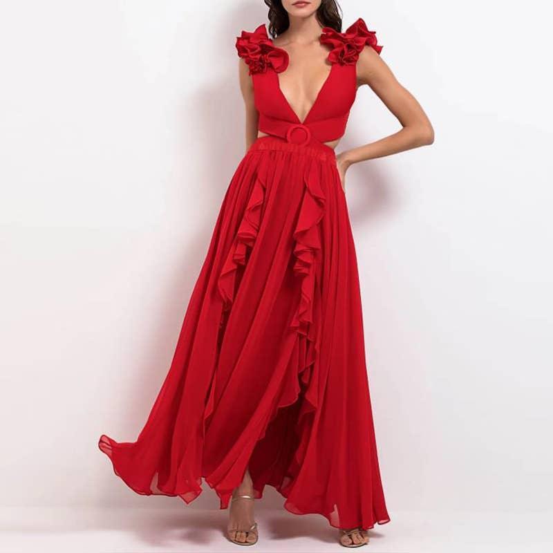 2 Shoulder Solid Color One Piece Swimwear with Cover Up