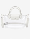 Customized Transparent Jelly PVC Crossbody Double Handle Handbag