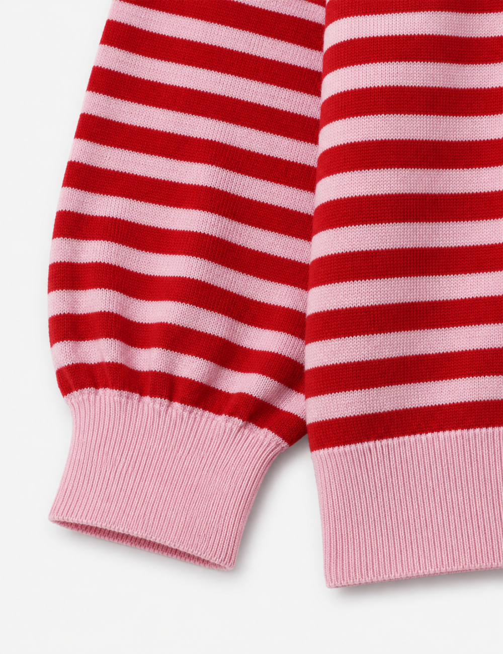 Ladies Stripe Back Cutout Long Sleeve Knit Sweater