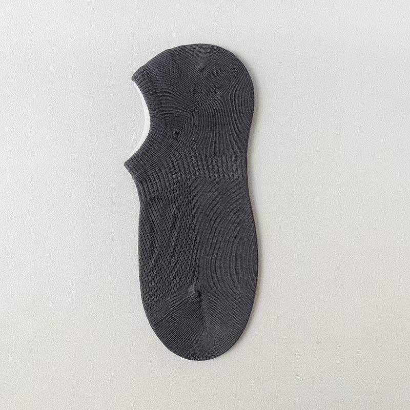 Ladies See Sheer Basic Knit Boat Socks SKAS50003