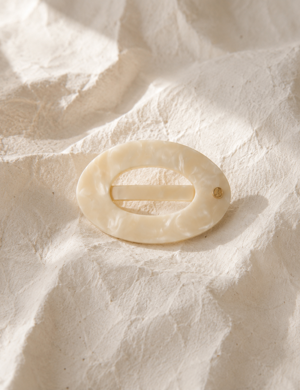 Ladies Fashion Tortoiseshell Abalone Flat Claw Hair Clip