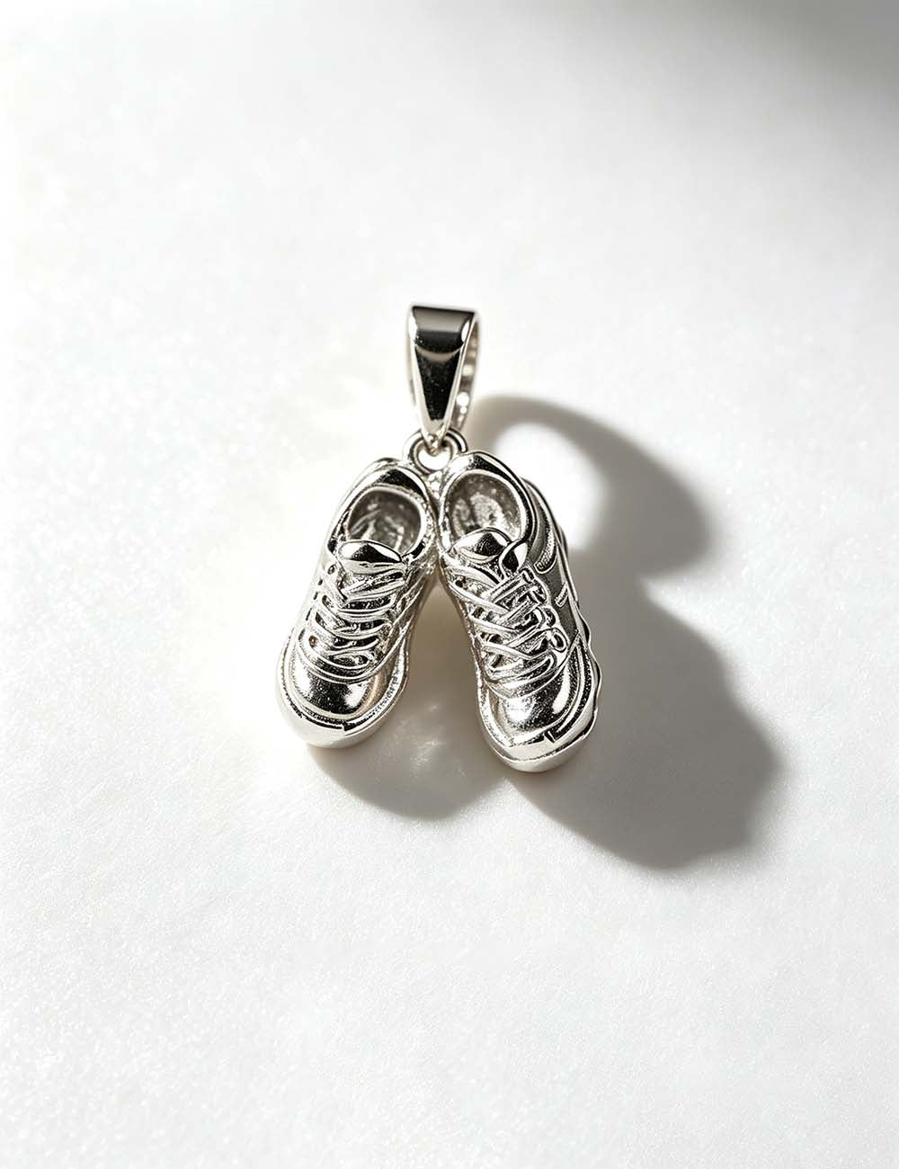 Ladies Sports Theme Stainless Steel Charm