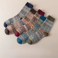 Unisex Vintage Bohemia Totem Knit Socks SKASC4179