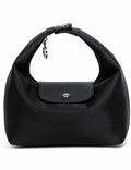 Ladies Nylon Color Block Hobo Mini Handbag Shoulder Bag