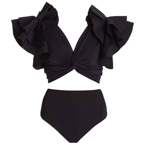 3 Piece Floral Print Bikini Swimsuits with Cover Up Y126