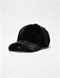 Ladies Casual Winter Warm Faux Fur Baseball Cap