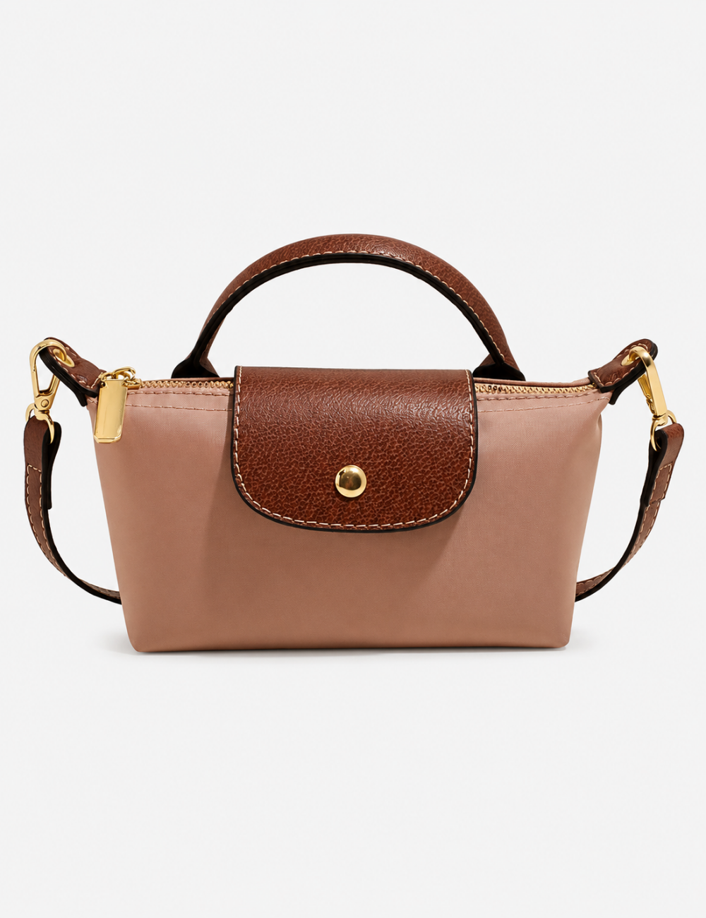 Ladies Color Block Flap Crossbody Bag Phone Wallet Bag