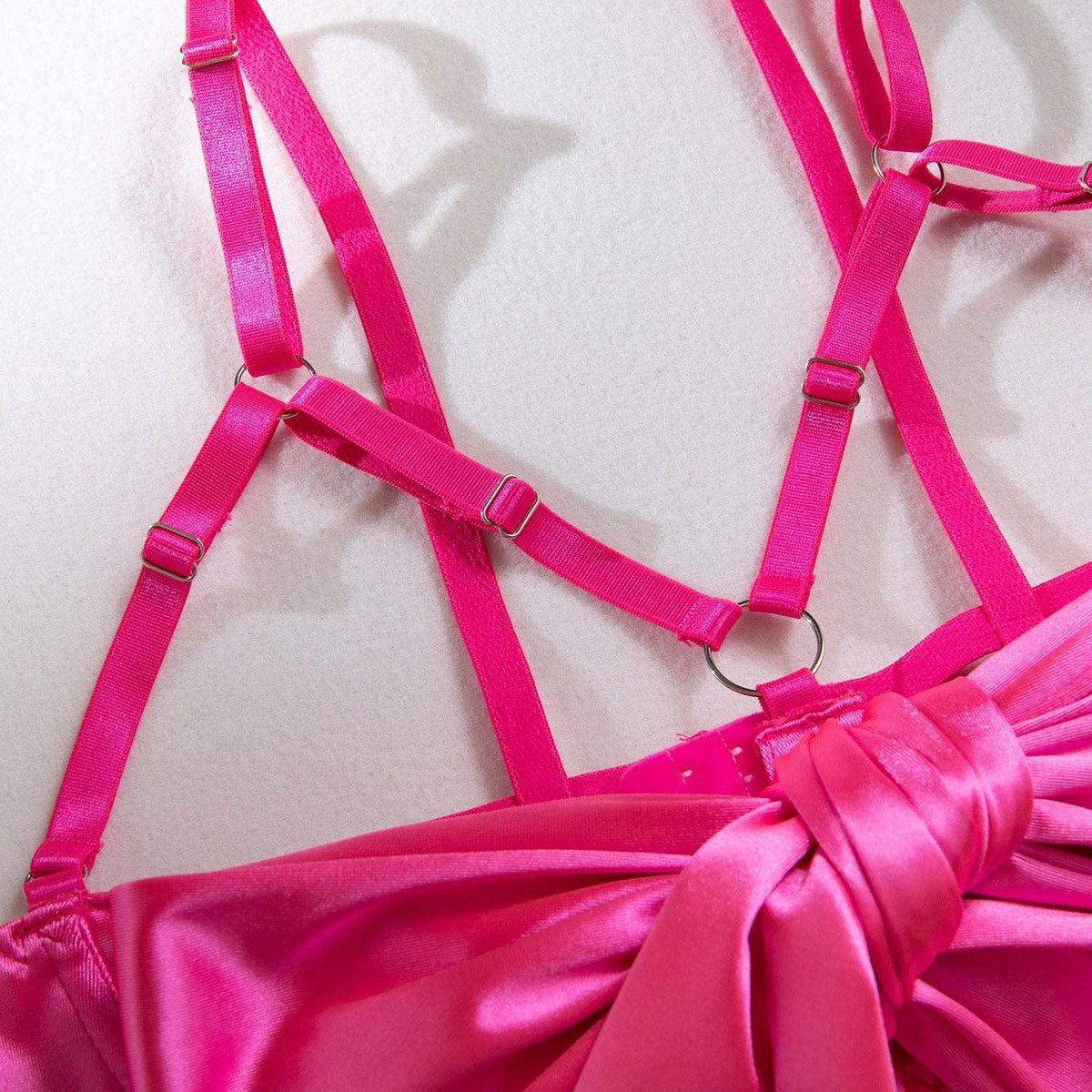 3PCS Bowknot Sexy Lingerie Set
