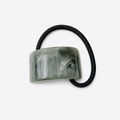 Ladies Minimalist Marble Acetate Rectangle Hair Tie