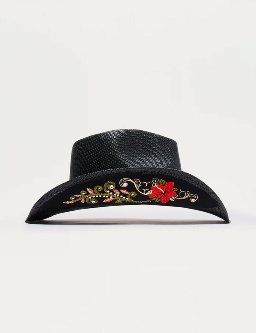 Ladies Floral Pattern Western Cowboy Hat