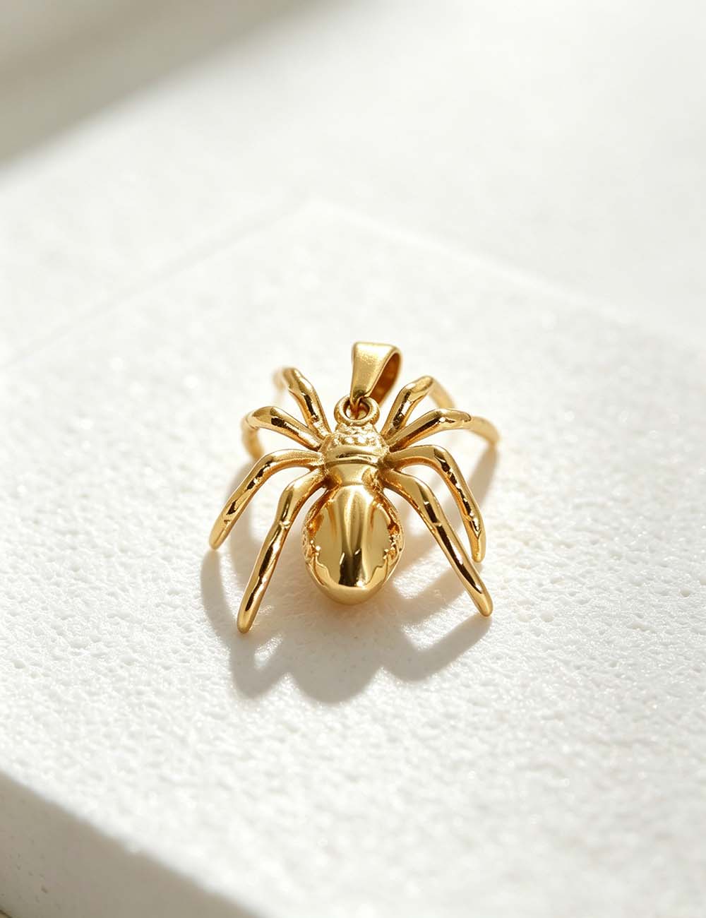 Ladies Hip Hop Punk Spider Gun Cross Charm Pendant