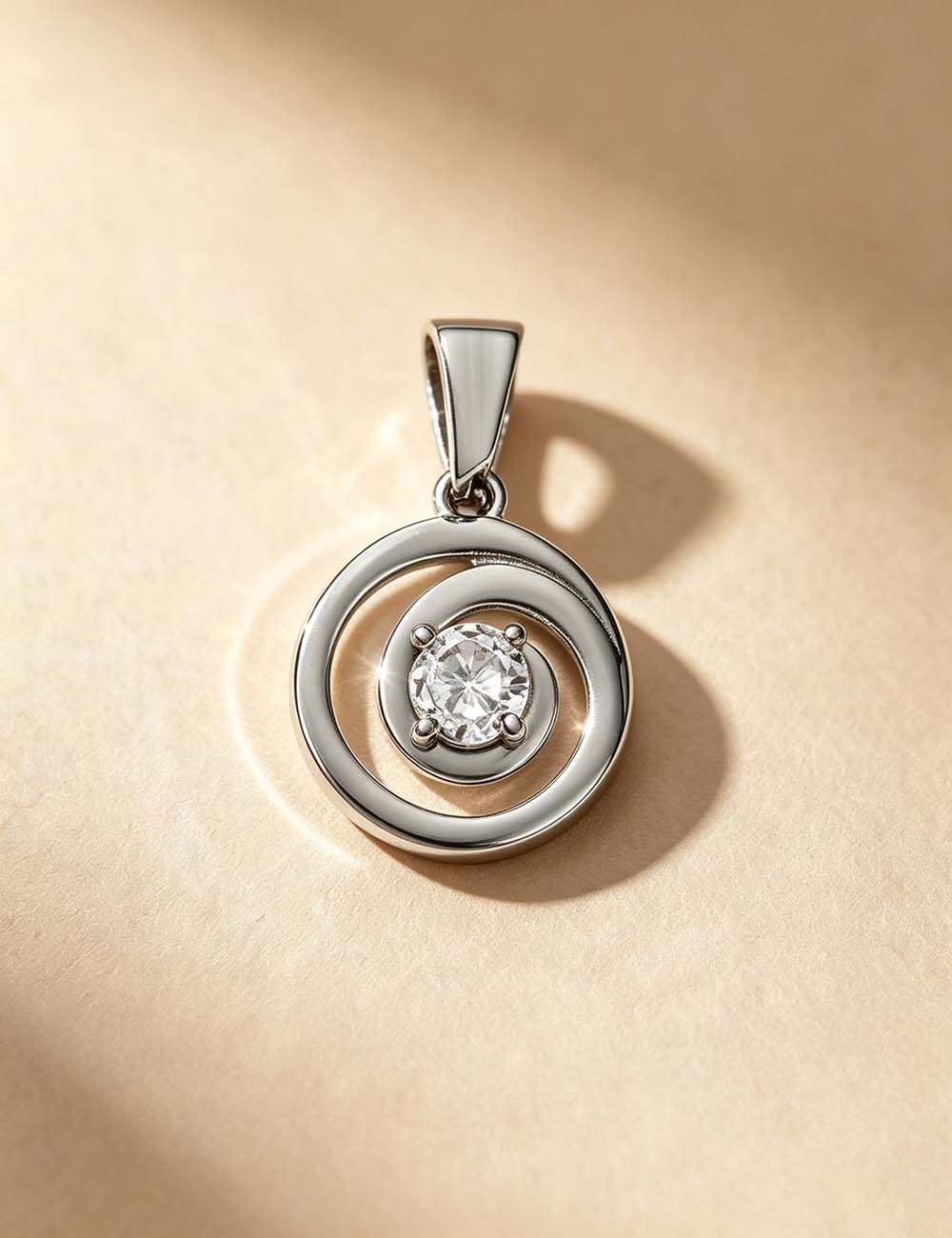 Ladies Rhinestone Teardrop Round Floral Pendant Charms