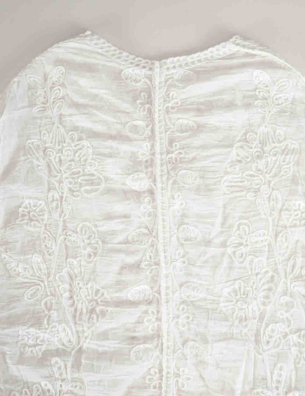 Ladies Boho Embroidery Crochet Knit Kimono Sleeves Cardigan