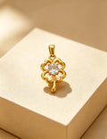 Ladies Rhinestone Heart Clover Butterfly Key Pendant Charms