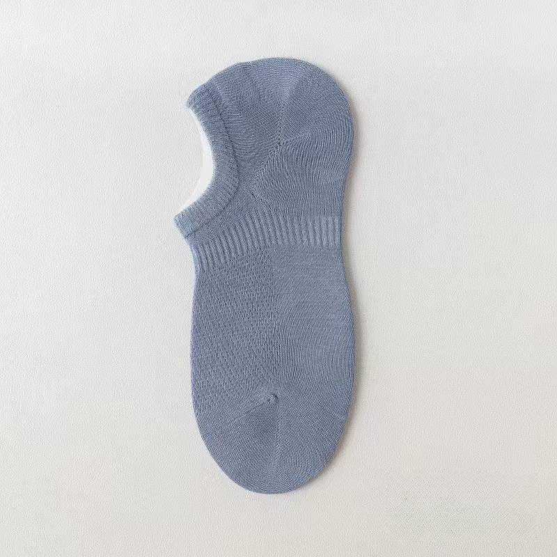 Ladies See Sheer Basic Knit Boat Socks SKAS50003