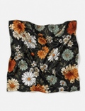 Ladies Casual Wild Daisy Cluster Bandana Scarf