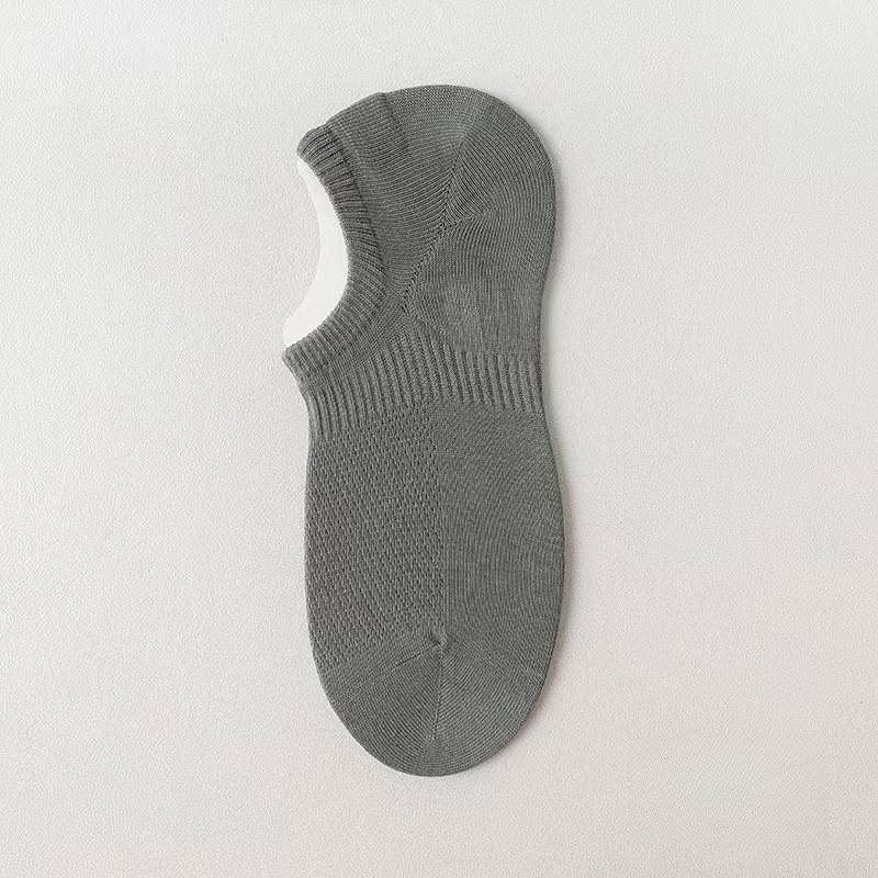 Ladies See Sheer Basic Knit Boat Socks SKAS50003