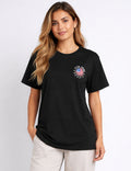Ladies 4th of July outfit American Flag Stars Print Pullover T-Shirt