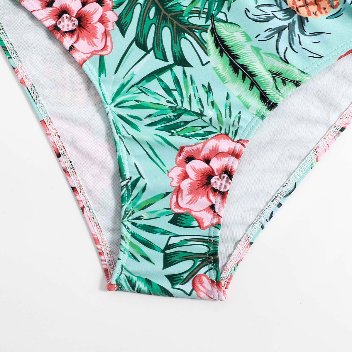 Ladies Floral Print 2PCS Biniki Set SKSW40102