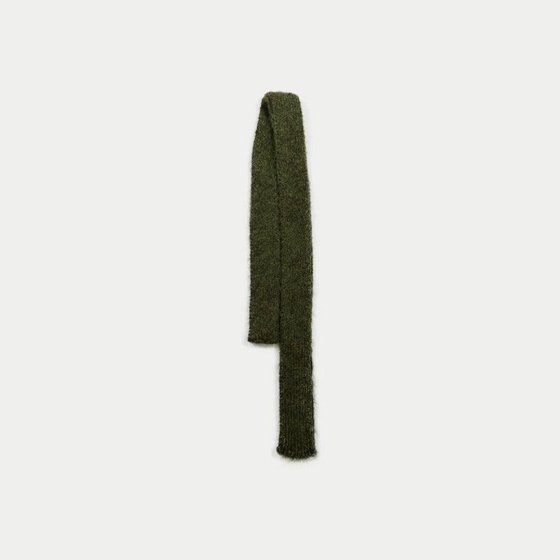 Ladies Solid Color Skinny Wool Scarves YW013