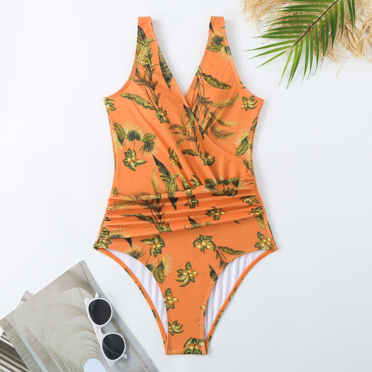 Ladies Print One Piece Swimwear with Cover SKSW40136