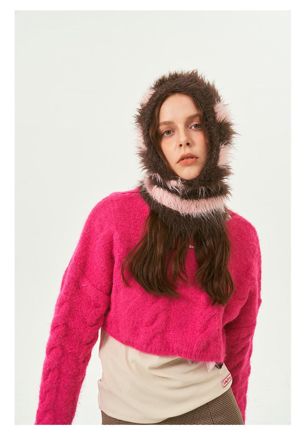 Ladies Solid Color Pullover Hat YH3026