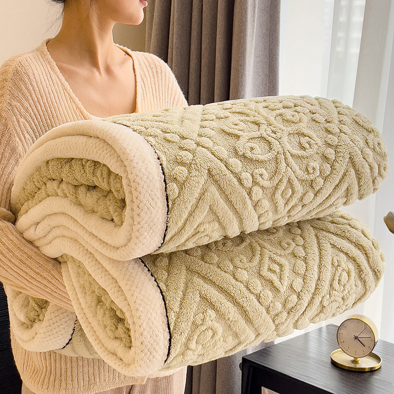Home Decor Coral Fleece Soft Blanket SKABL4254