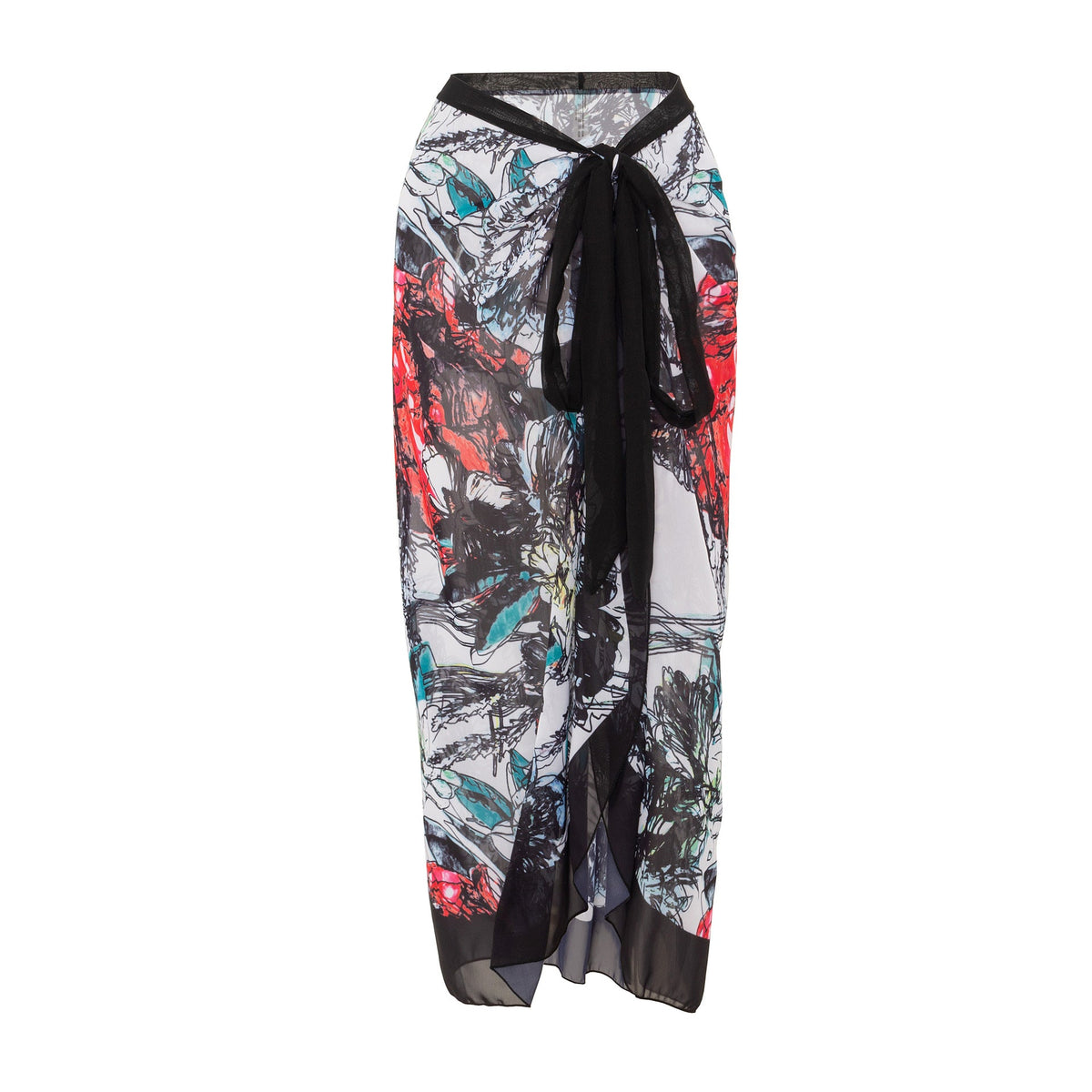 Ladies Print One Piece Swimwear with Cover SKSW40136
