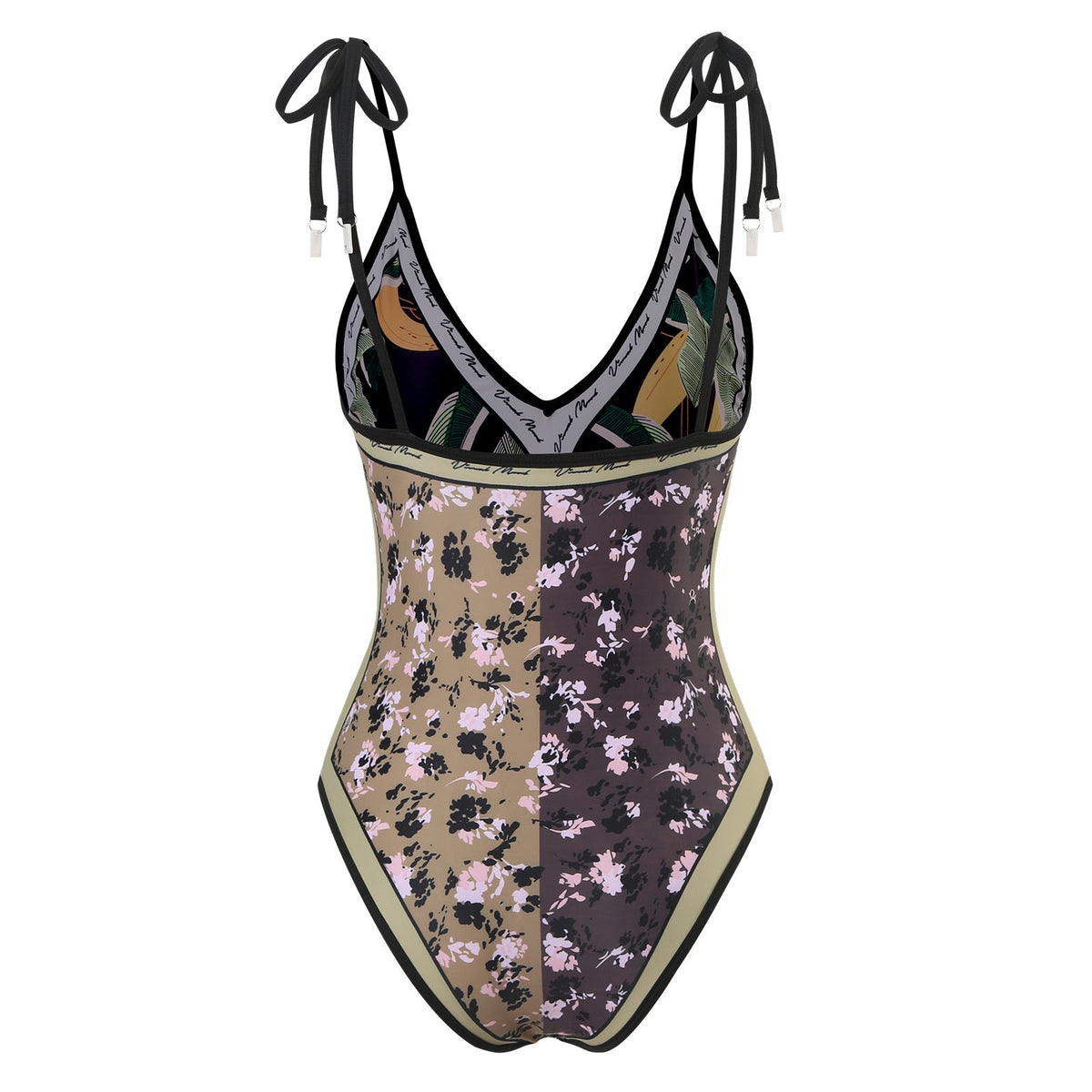 Floral AB Side Reversible One Piece Swimwear SKSW40089T