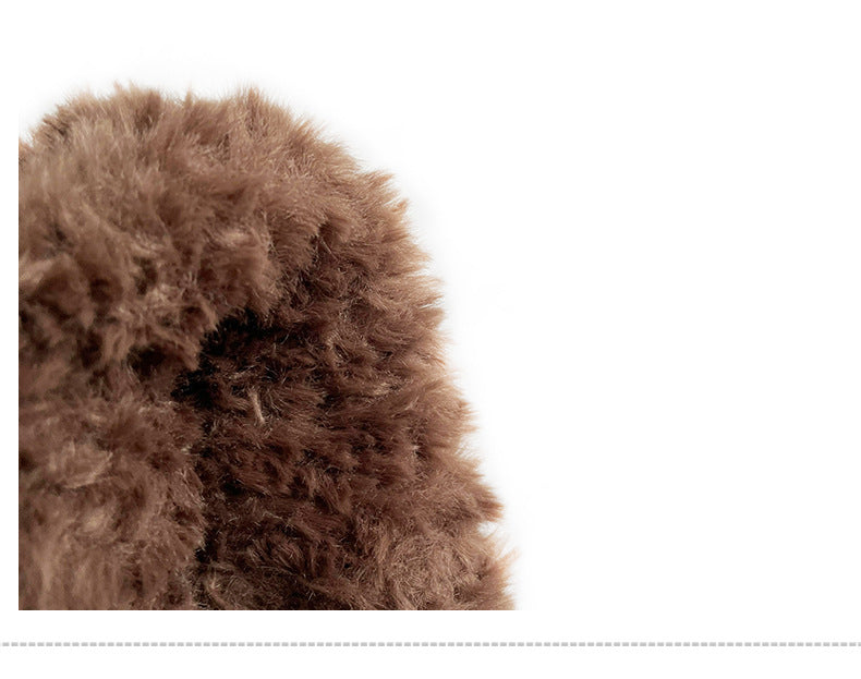 Ladies Color Block Fold Hem Knit Hat SKAH4209