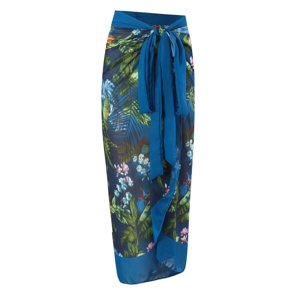 Ladies Print One Piece Swimwear with Cover SKSW40136
