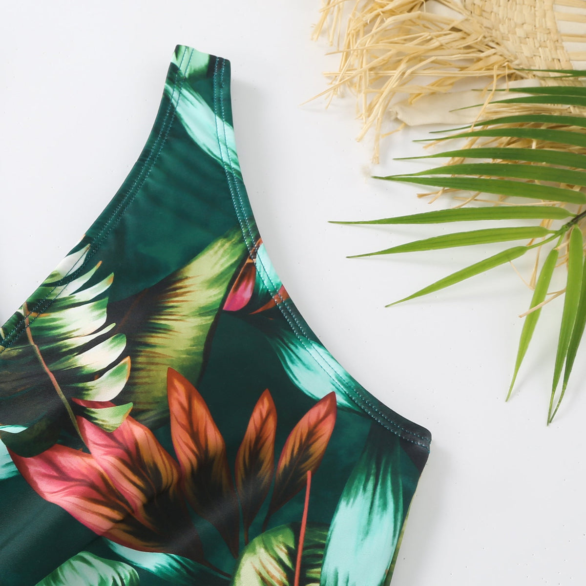Ladies Print One Piece Swimwear with Cover SKSW40136