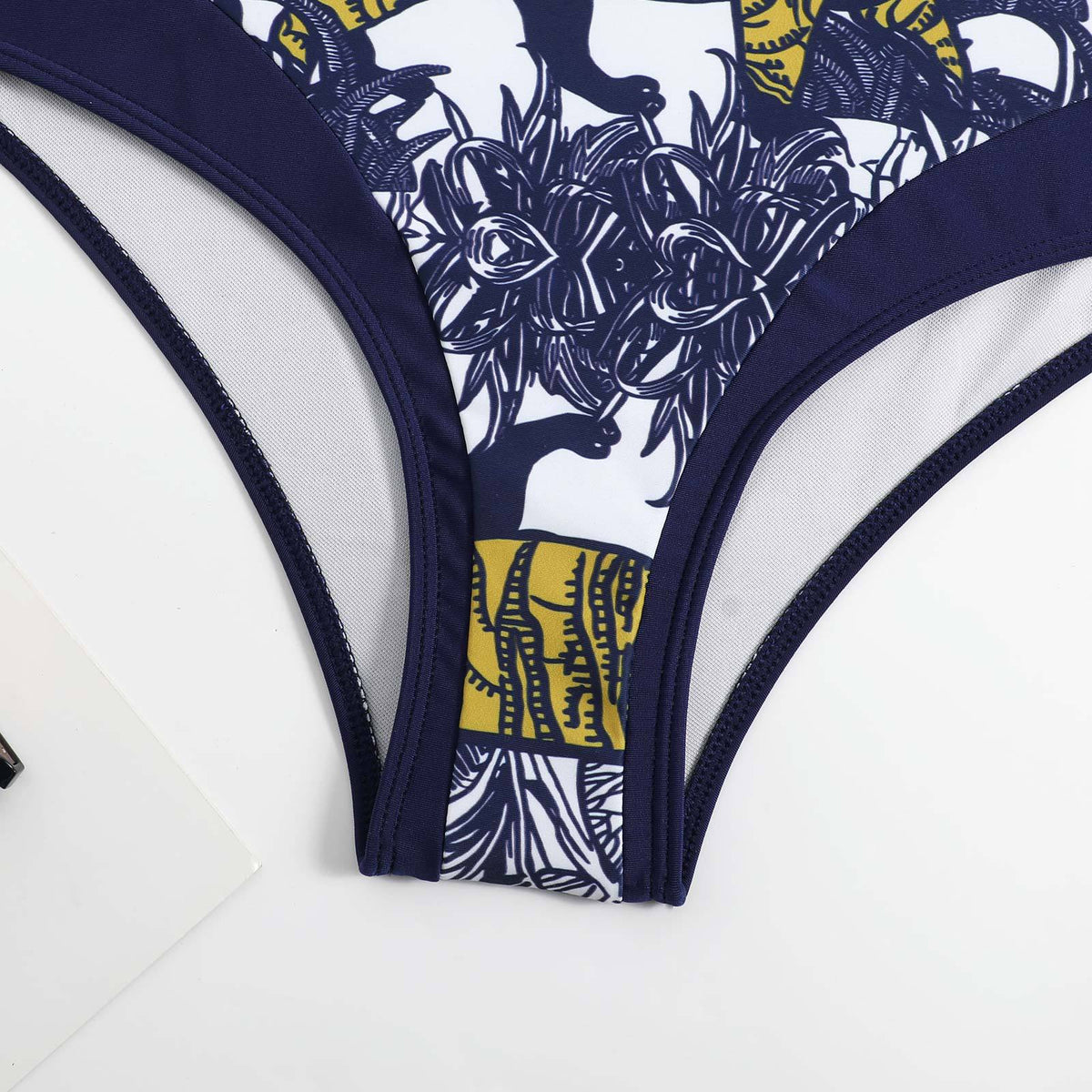 Butterfly Tiger Strape Shoulder Bikini Set with Cover SKSW40117