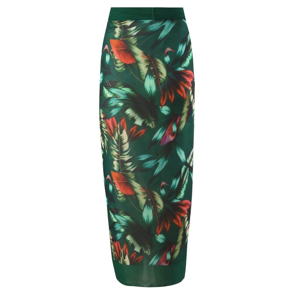 Ladies Print One Piece Swimwear with Cover SKSW40136