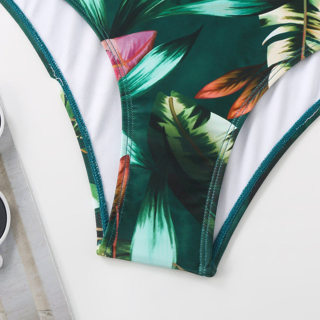 Ladies Print One Piece Swimwear with Cover SKSW40136