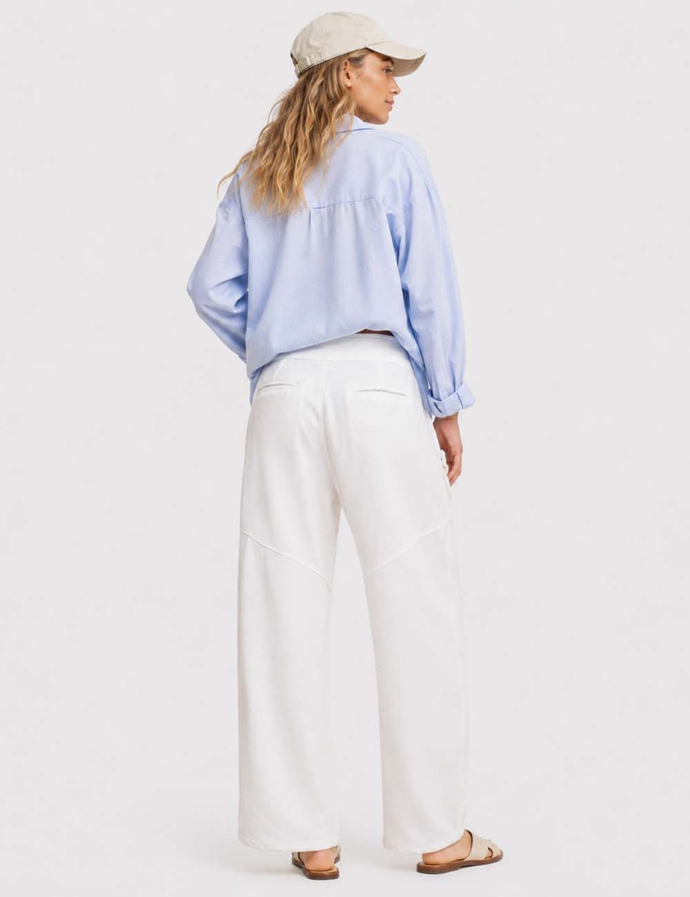Ladies Pockets Pants Wide Leg Sweatpants