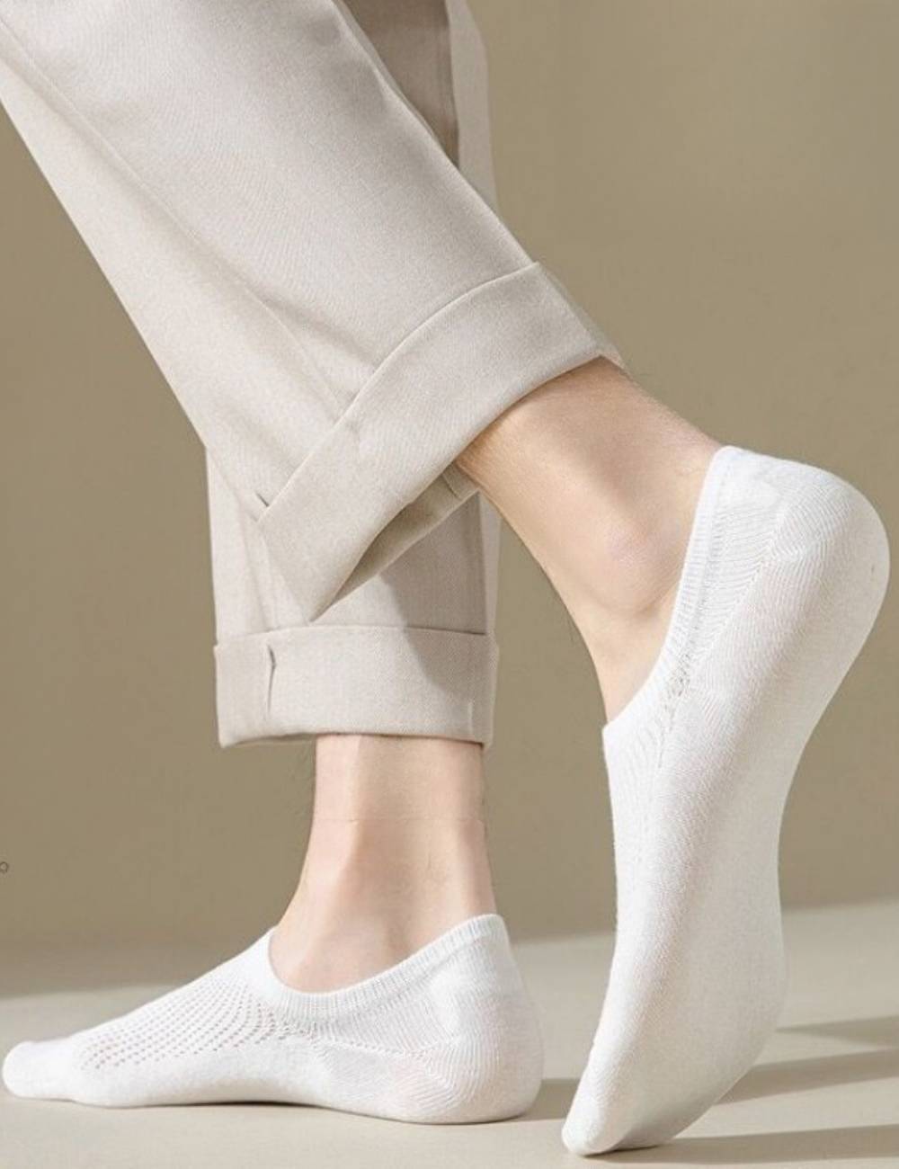 Ladies See Sheer Basic Knit Boat Socks SKAS50003