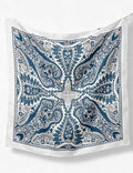 Ladies Paisley Print Square Scarf Elegant Neck Scarf
